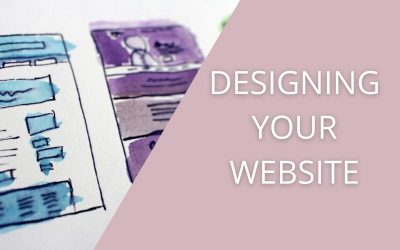 What should you think about when designing your website?