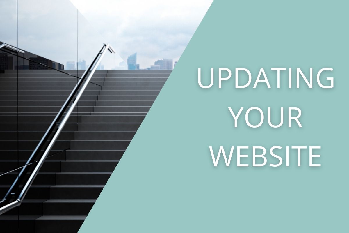 Why do some businesses not update their websites regularly?